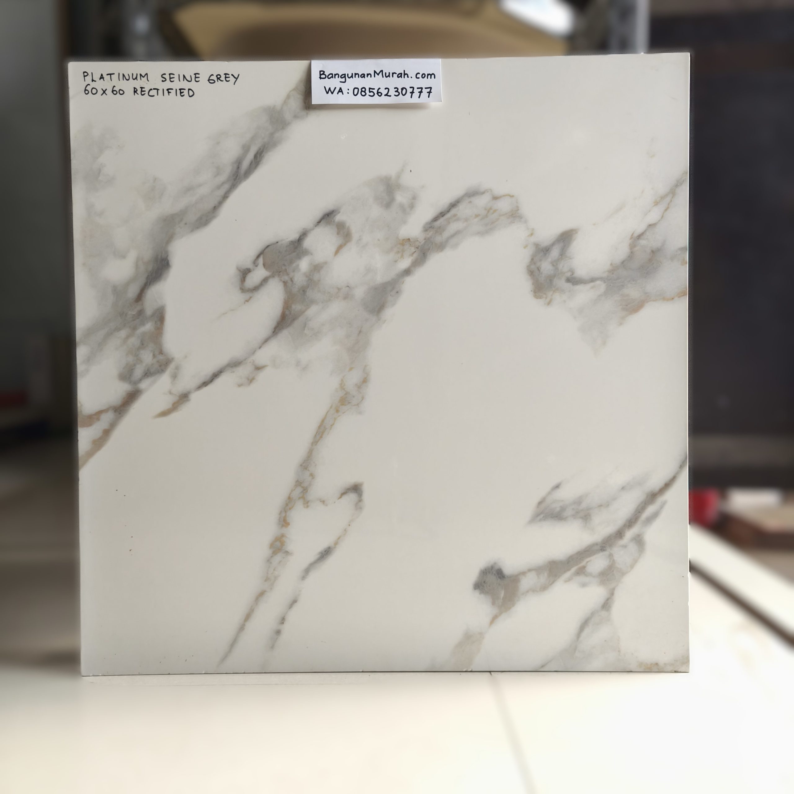 PLATINUM FT SEINE GREY 60X60 REC